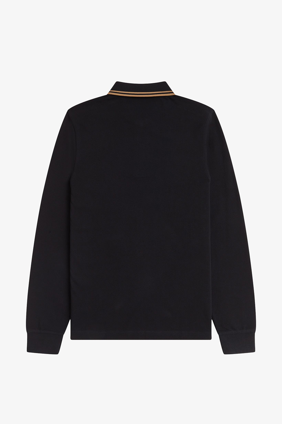 The Fred Perry Shirt - M3636 S77:BLACK / SHADED STONE S