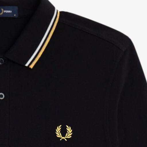 The Fred Perry Shirt - M3636(S 200：WHITE): | FRED PERRY