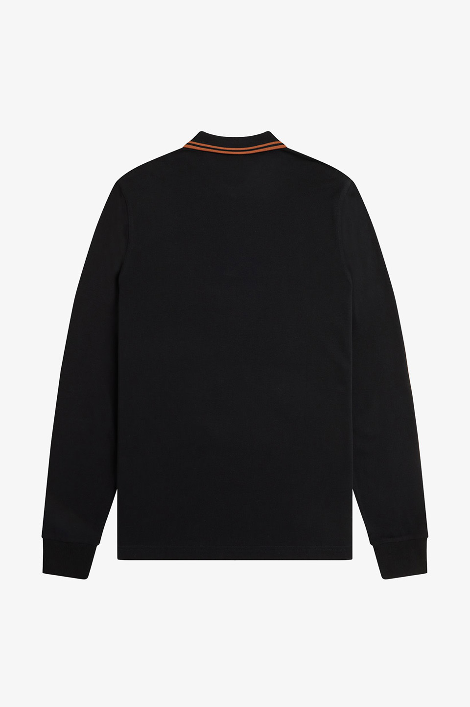 The Fred Perry Shirt - M3636 W96:BLACK / MARMALADE S