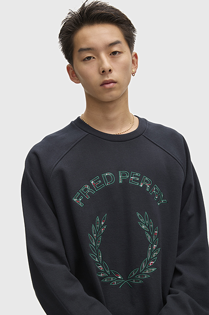 Tartan Applique Sweatshirt