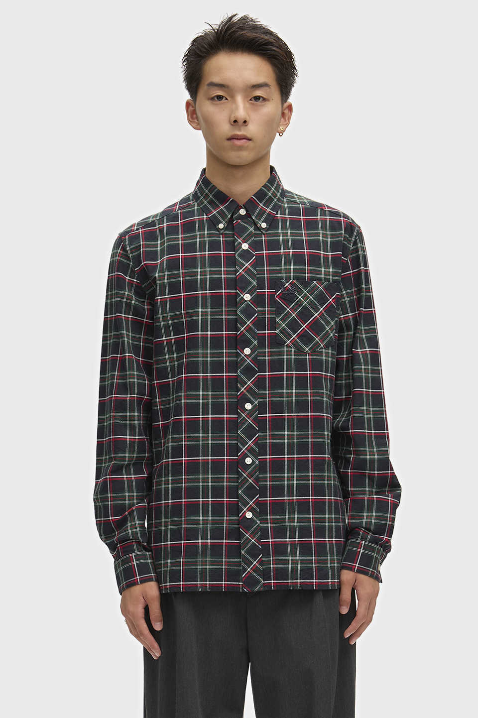 Fred Perry Tartan Shirt(S Z89：FRED PERRY TARTAN): | FRED PERRY