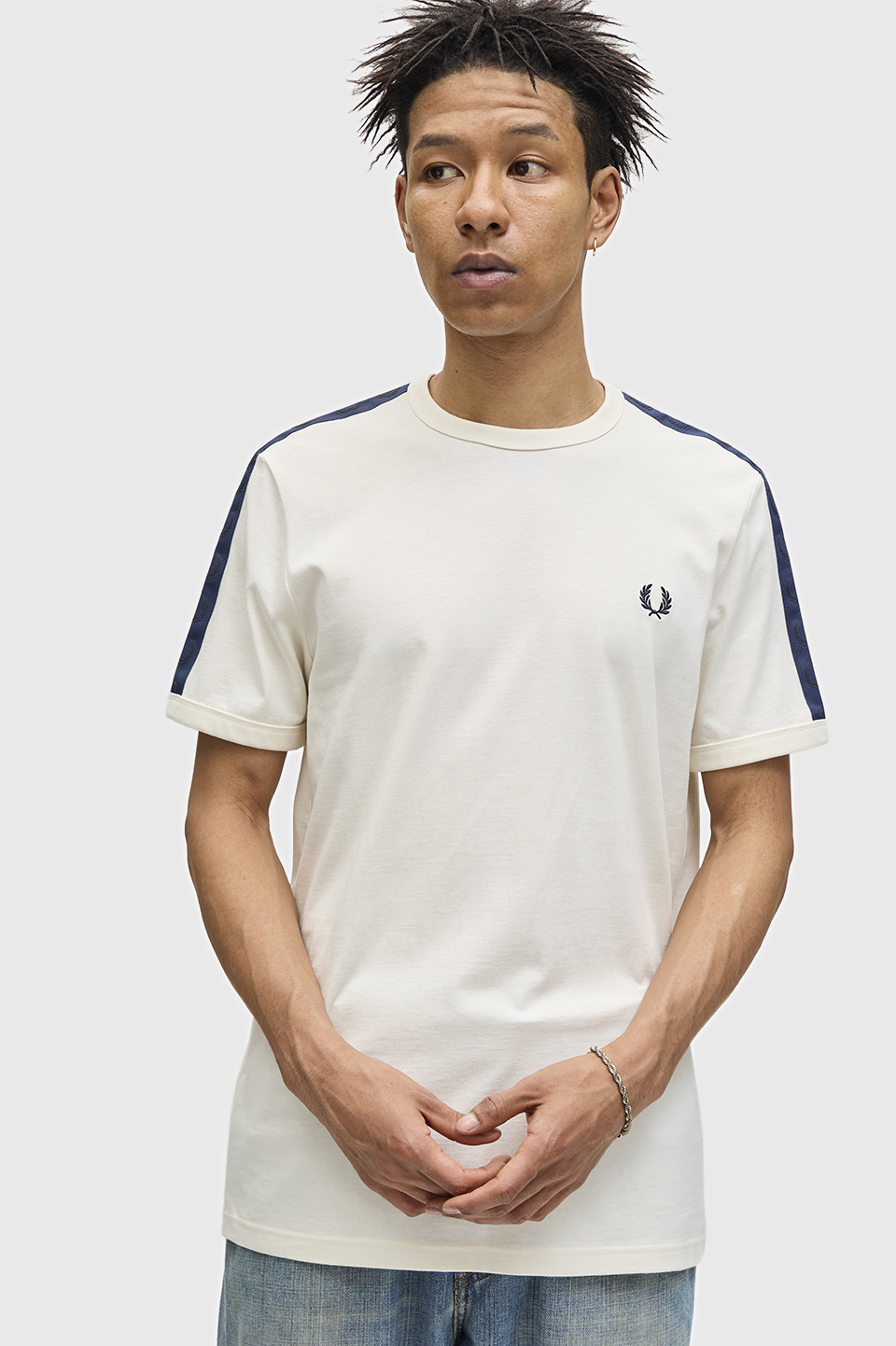 Contrast Tape Ringer T-Shirt