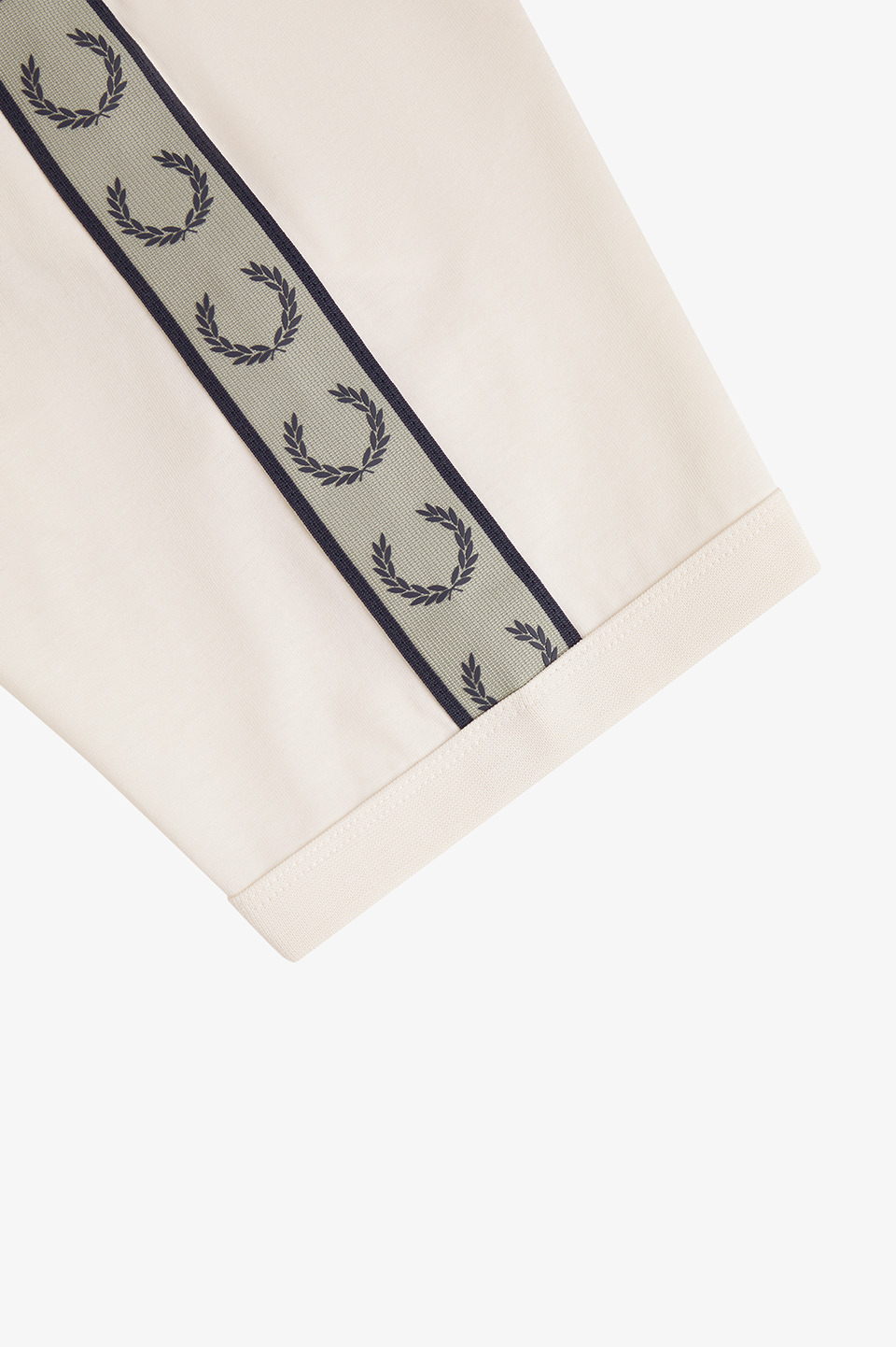 Contrast Tape Ringer T-Shirt 28B:ECRU / NAVY S