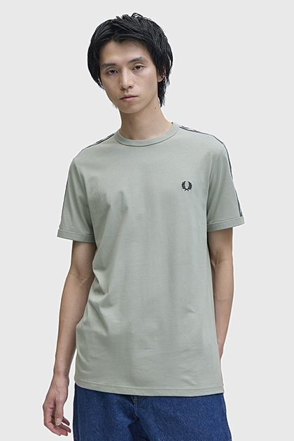 Contrast Tape Ringer T-Shirt