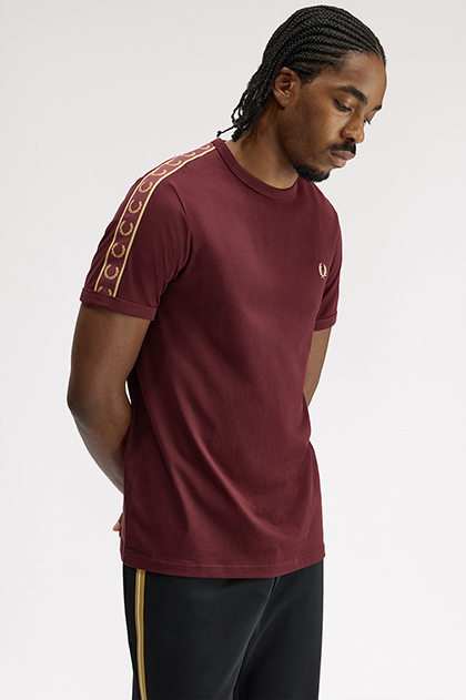 Contrast Tape Ringer T-Shirt