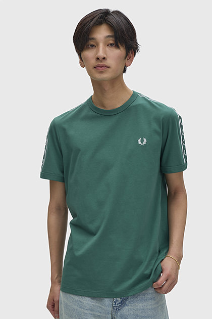 Contrast Tape Ringer T-Shirt