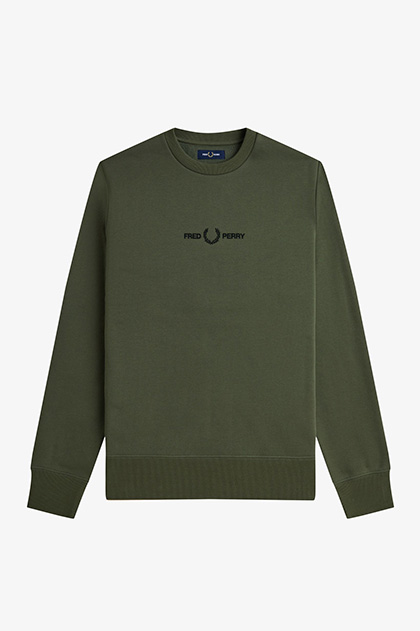 FRED PERRY ダークグリーン 長袖ポロシャツ Lサイズ FRED PERRY 長袖ポロシャツ メンズ フレッドペリー M3636_LS