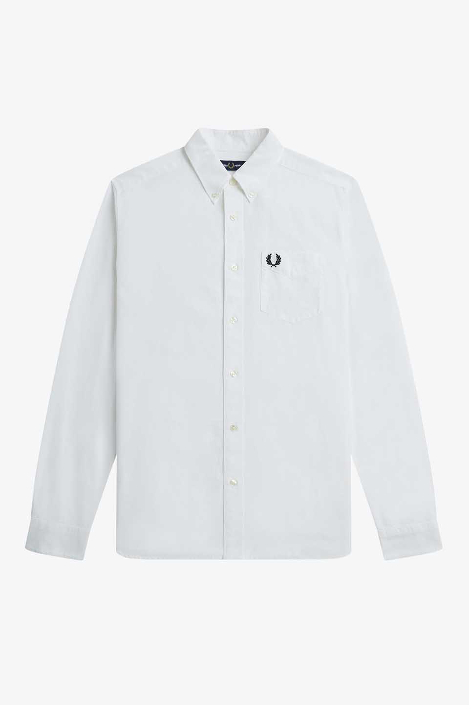 フレッドペリーFRED PERRY オックスフォードシャツ(BLACK) L