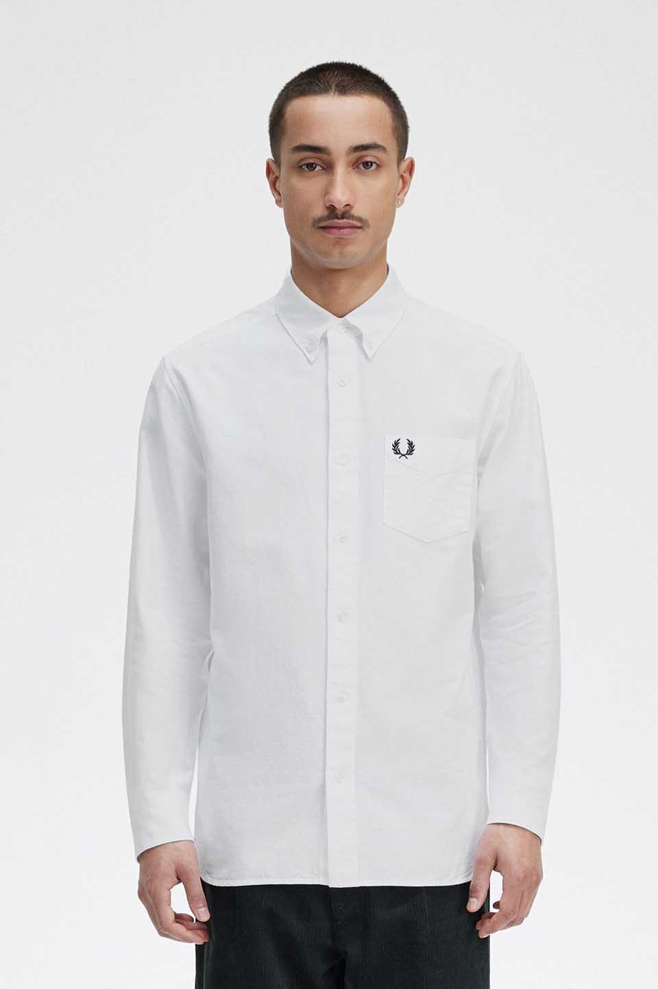 Oxford Shirt(S 100：WHITE): | FRED PERRY JAPAN | フレッドペリー ...