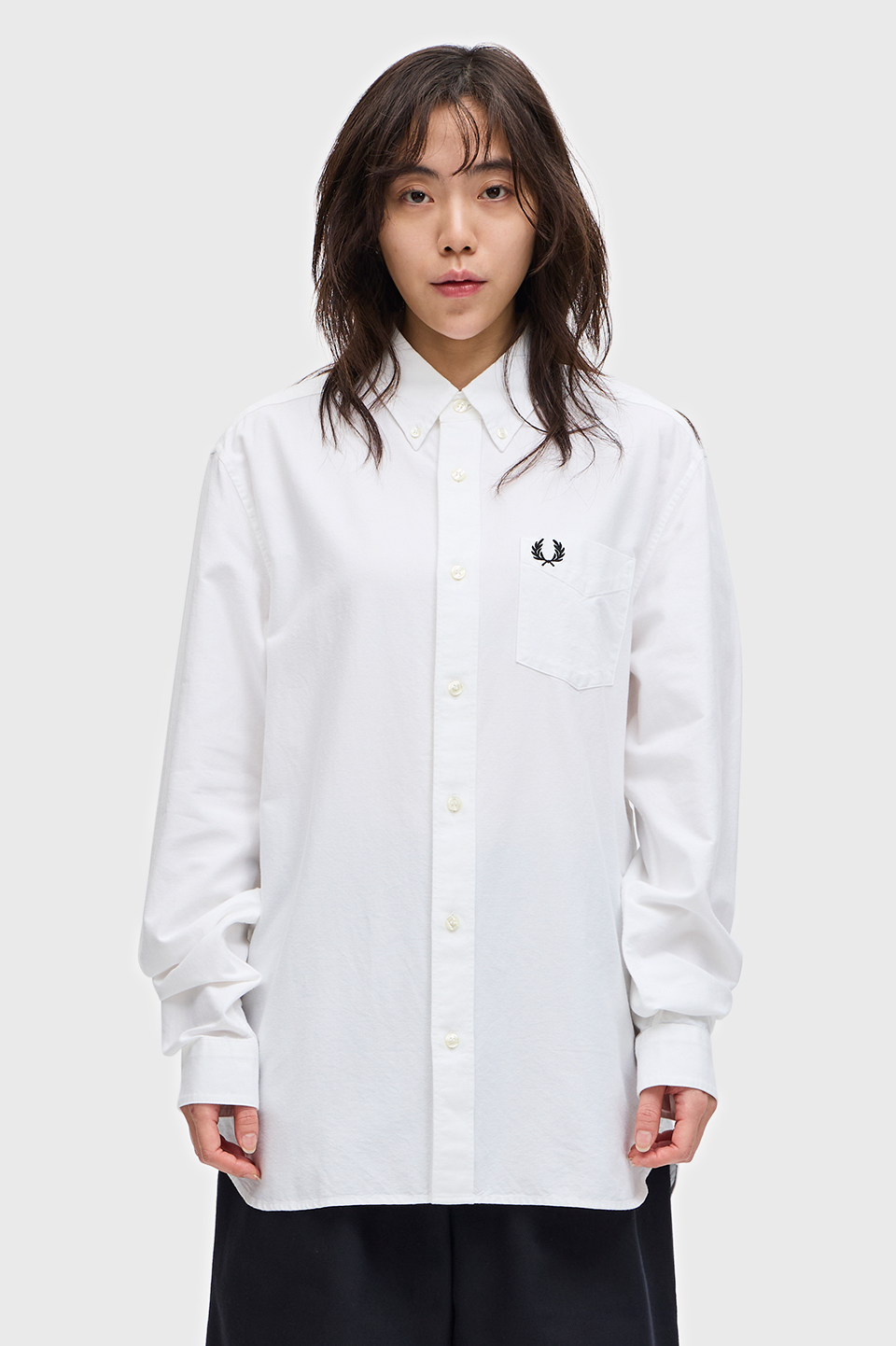 Oxford Shirt(S 100：WHITE): | FRED PERRY JAPAN | フレッドペリー ...