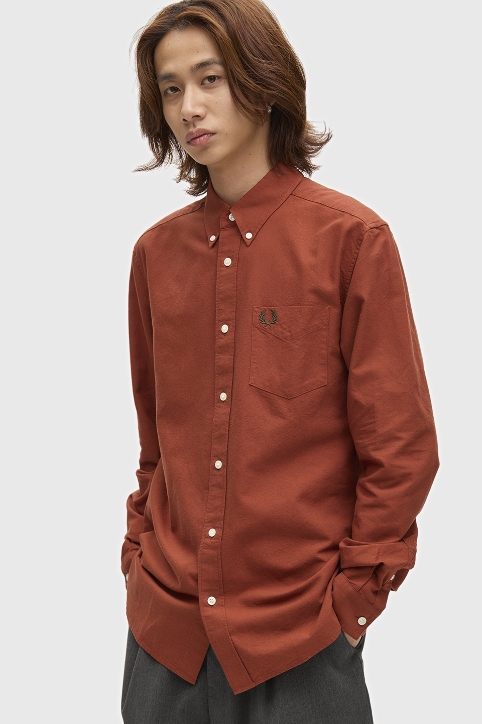Oxford Shirt 28C:BRANDY S