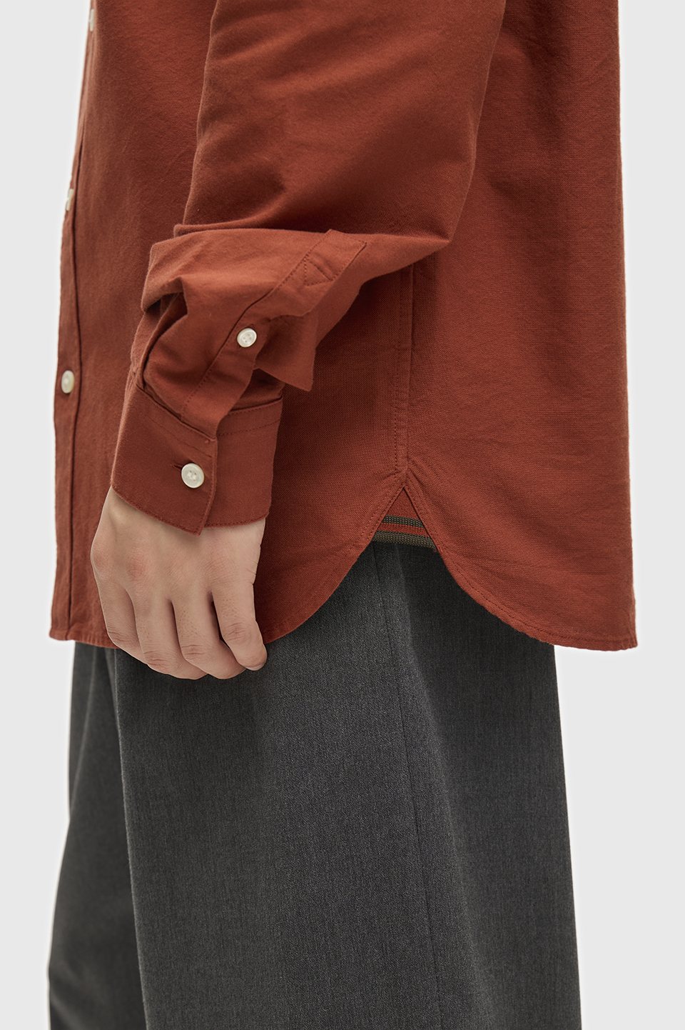Oxford Shirt 28C:BRANDY S
