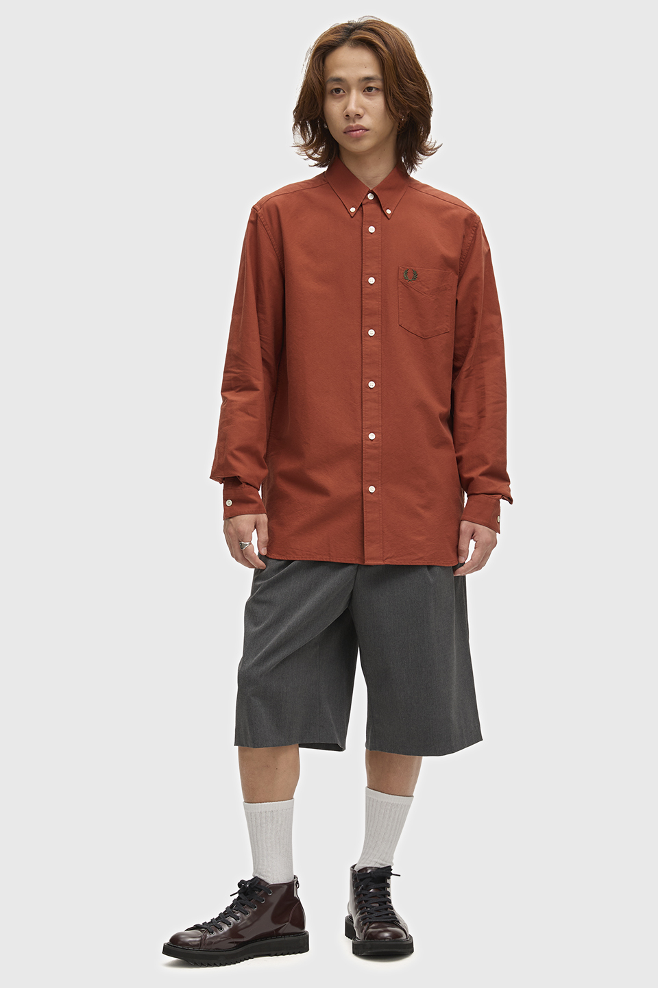 Oxford Shirt 28C:BRANDY S