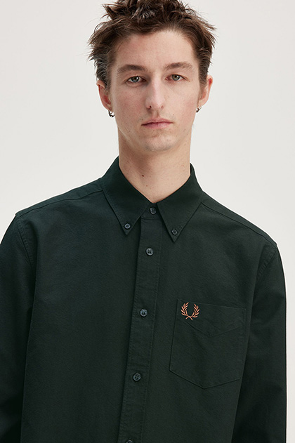 Oxford Shirt(S T61：NIGHT GREEN): | FRED PERRY JAPAN | フレッド