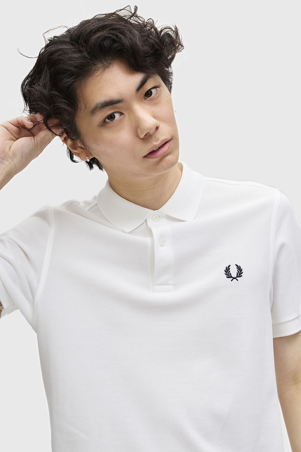 Fred Perry T-Shirt White フレッド ペリー Tシャツ