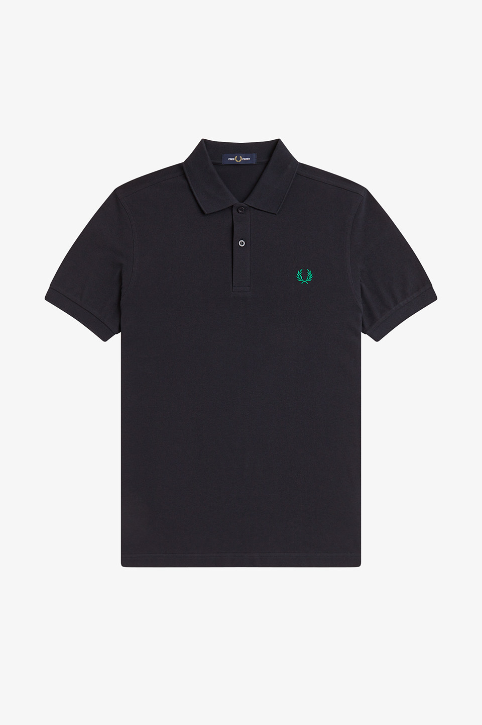 The Fred Perry Shirt - M6000 14C:NAVY / SPORT GREEN S