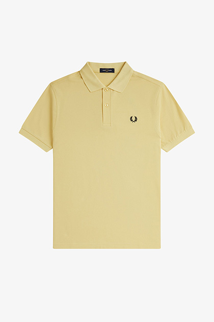 Fred Perry ポロシャツ 白ゴールドMサイズ