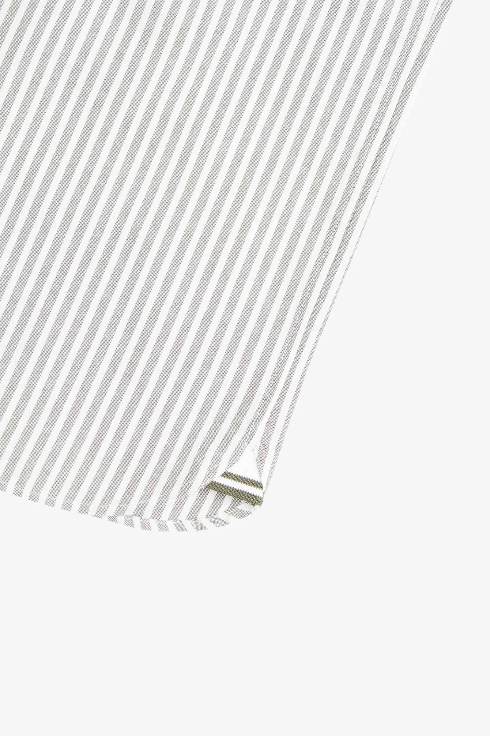 Stripe Oxford Shirt(S 638：FIELD GREEN): | FRED PERRY JAPAN