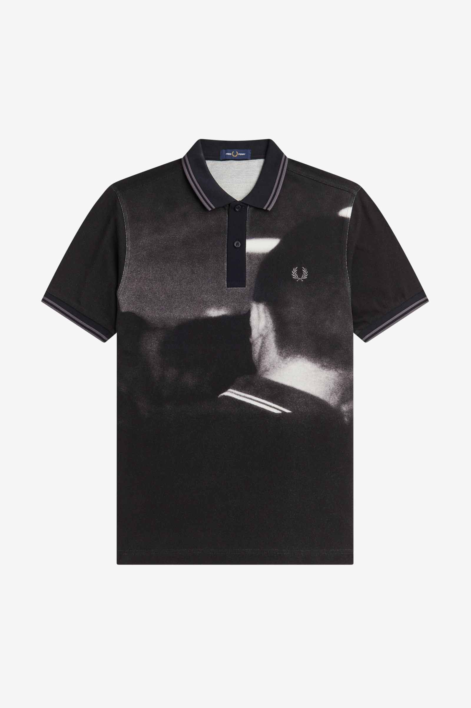 Rave Graphic Fred Perry Shirt
