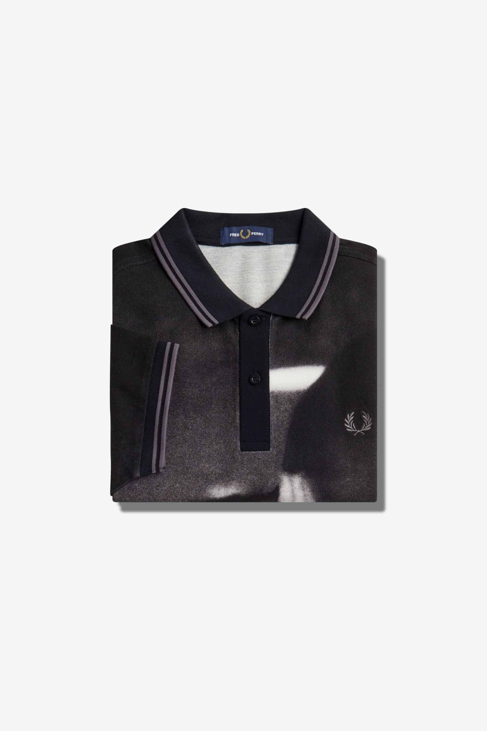 Rave Graphic Fred Perry Shirt