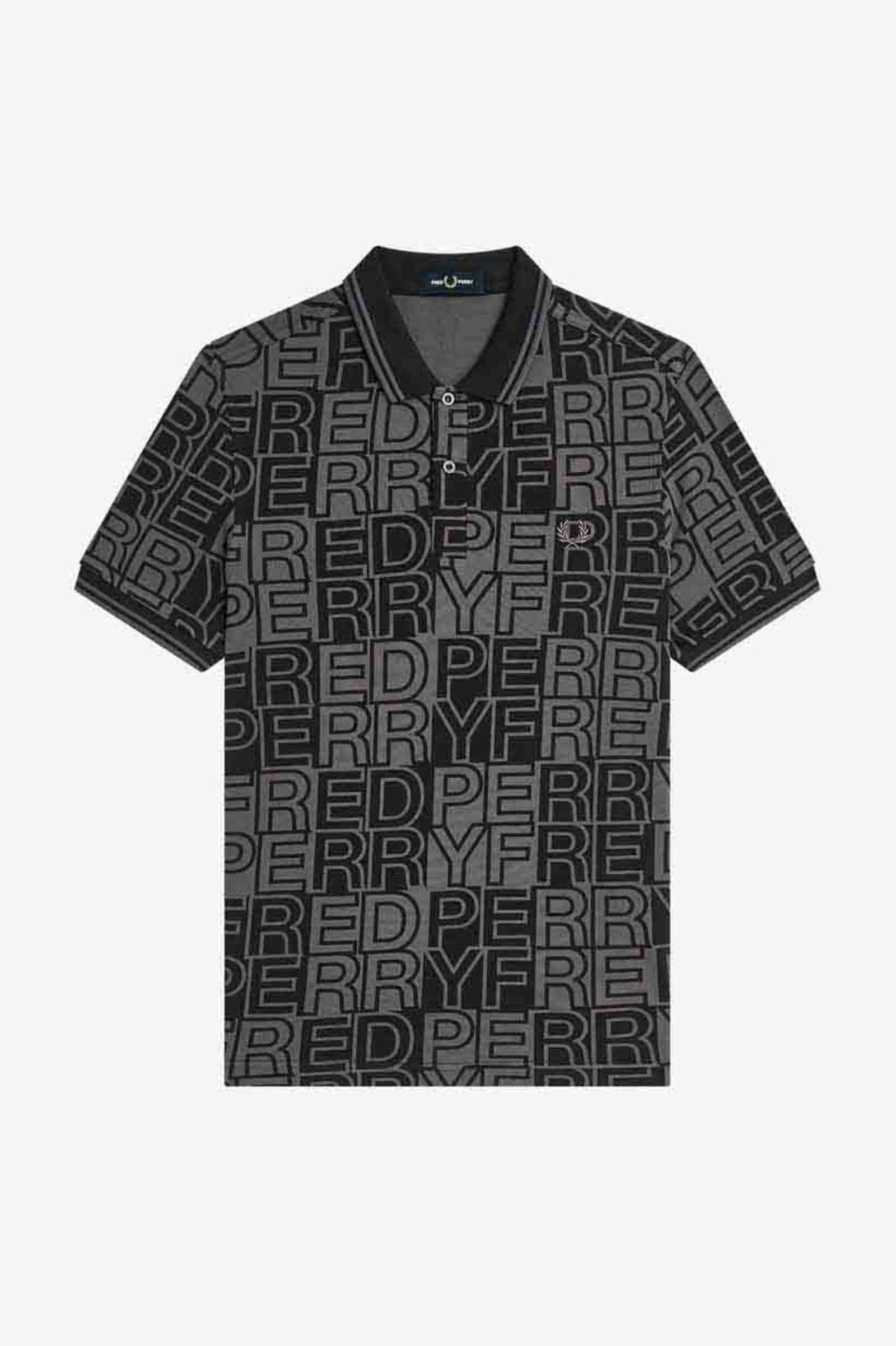 Block Graphic Fred Perry Shirt(M G85：GUNMETAL): | FRED PERRY 