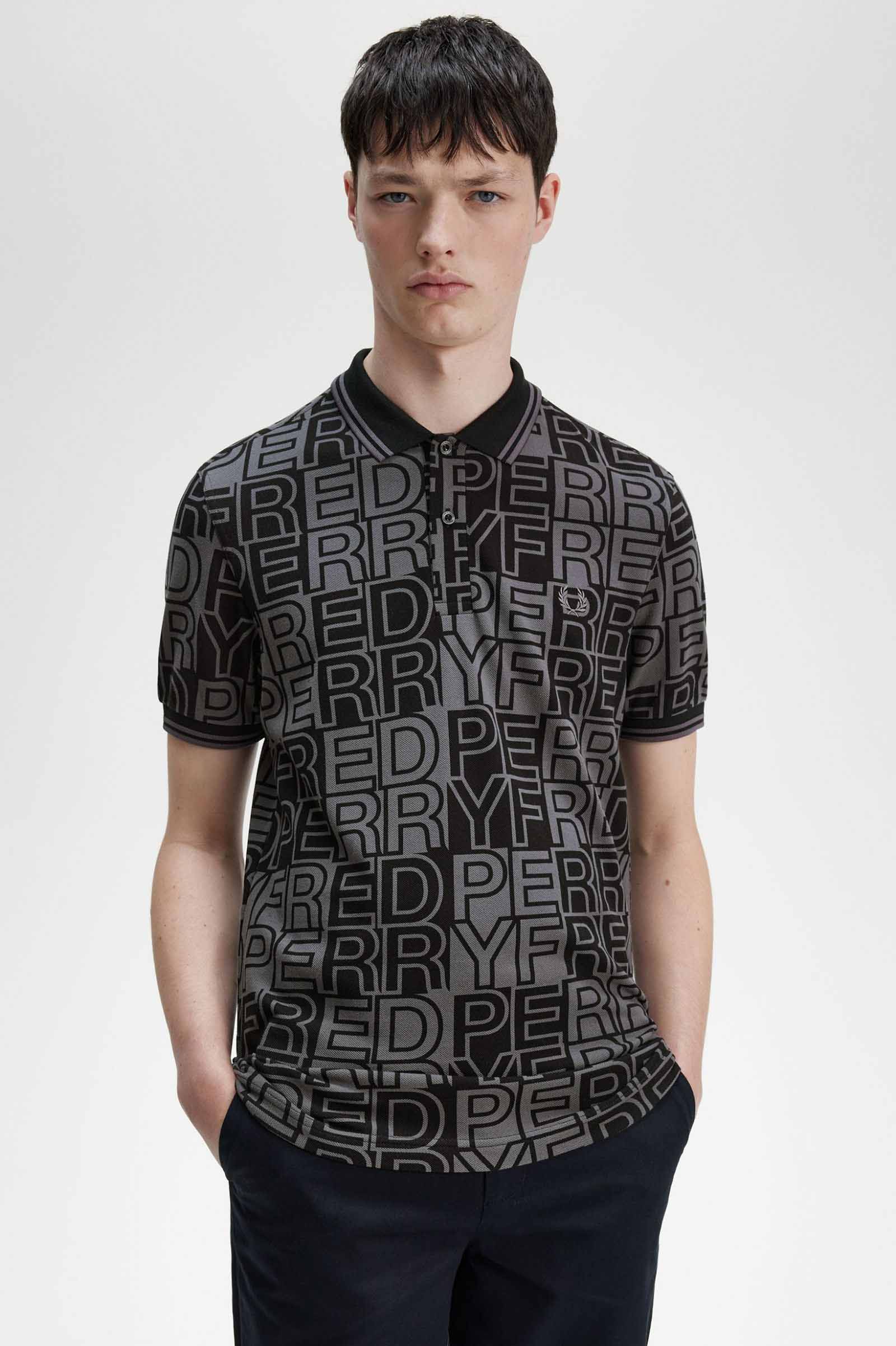 Block Graphic Fred Perry Shirt