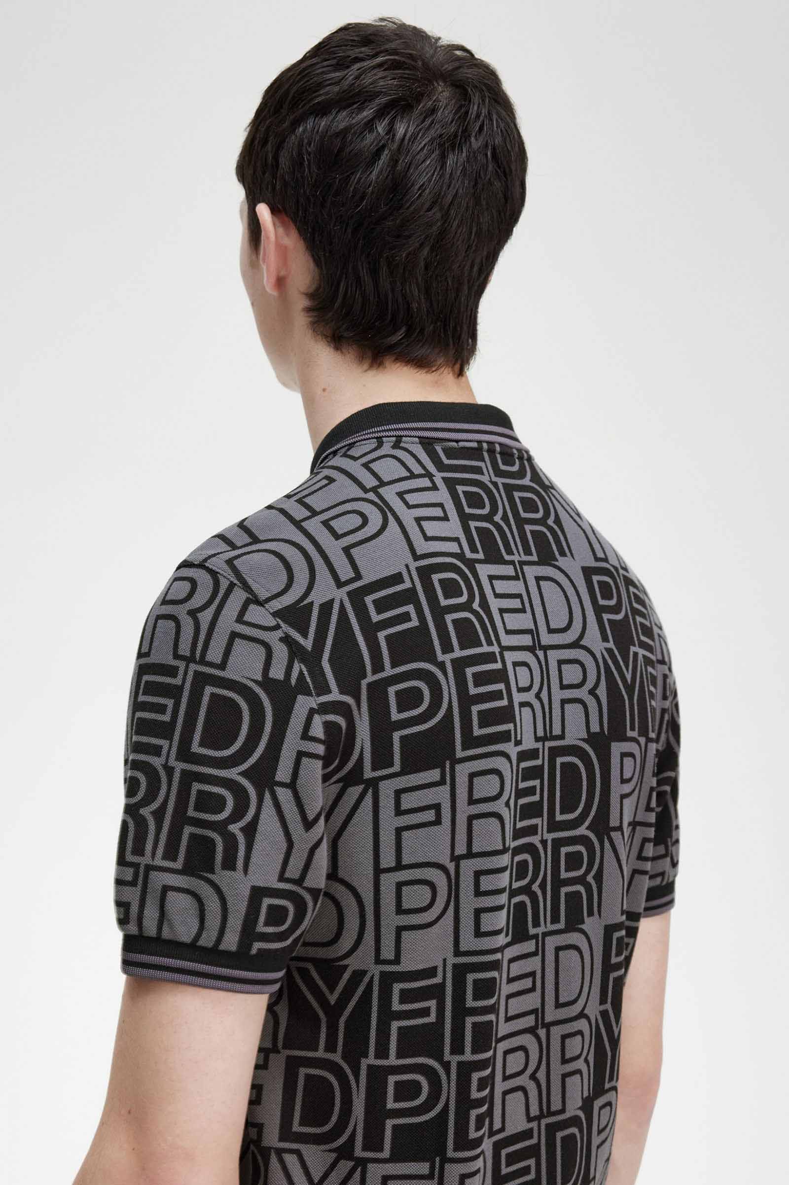 Block Graphic Fred Perry Shirt(M G85：GUNMETAL): | FRED PERRY 