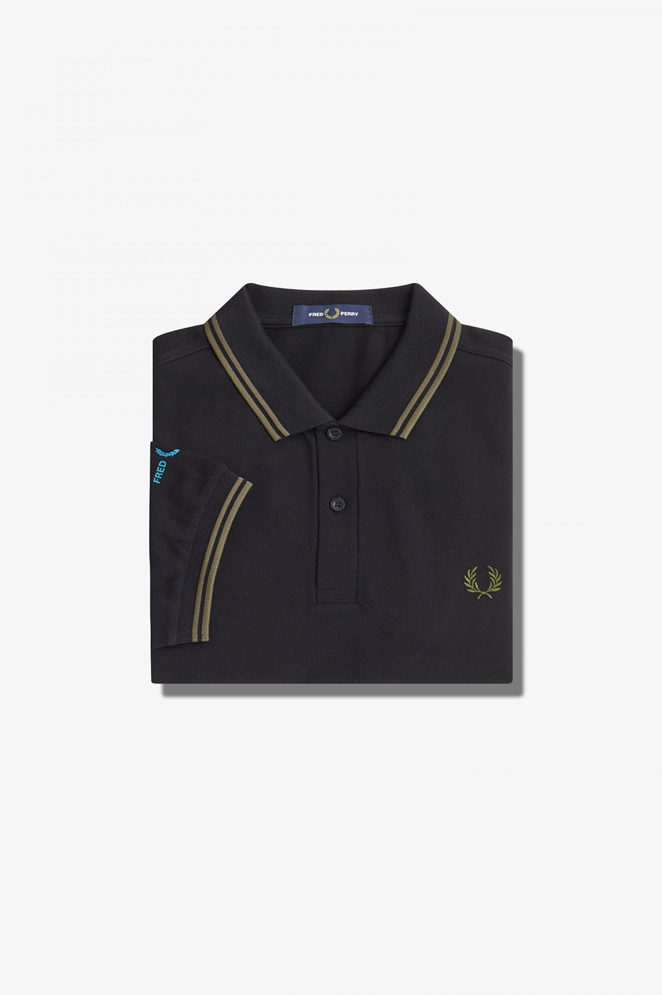 Graphic Branded Fred Perry Shirt(M 102：BLACK): | FRED PERRY JAPAN 