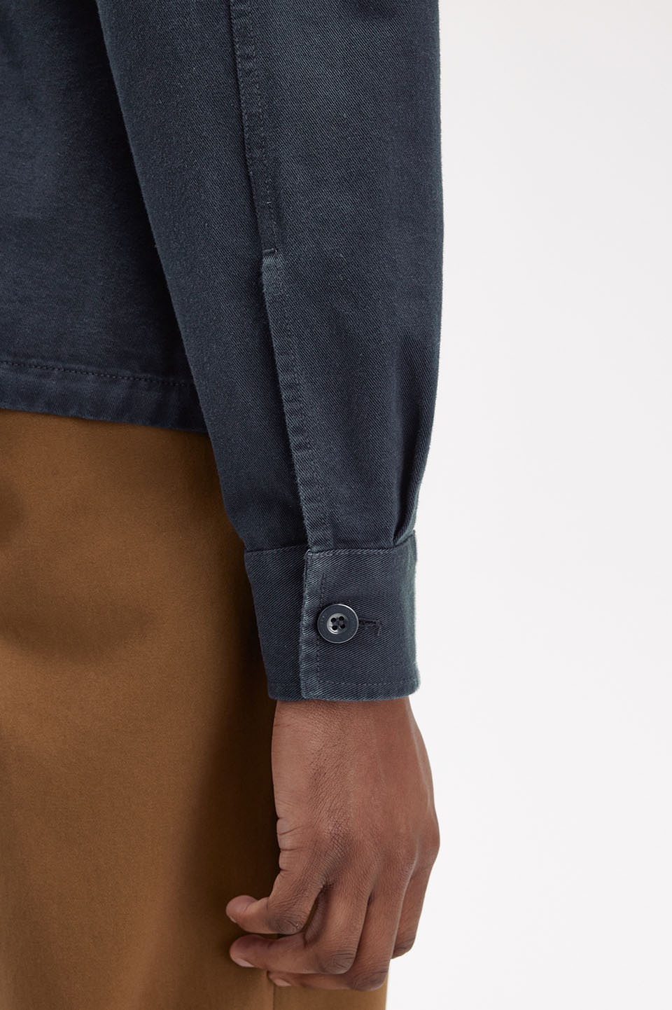 Twill Overshirt(M 608：NAVY): | FRED PERRY JAPAN | フレッド