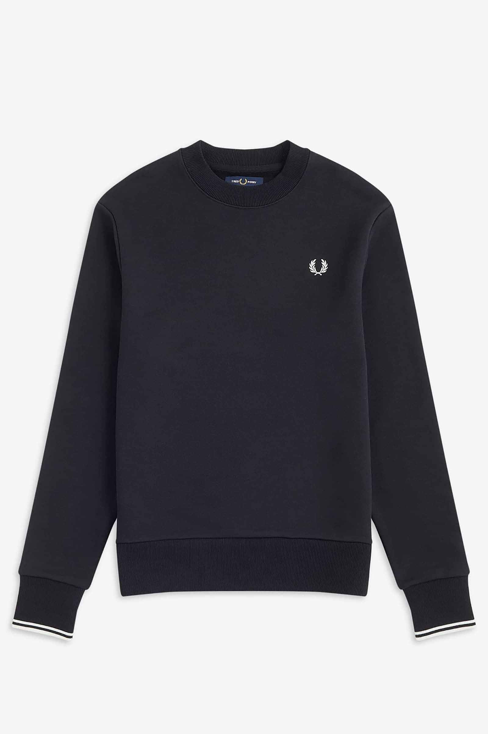 Crew Neck Sweatshirt(S 184：BLACK): | FRED PERRY JAPAN | フレッド