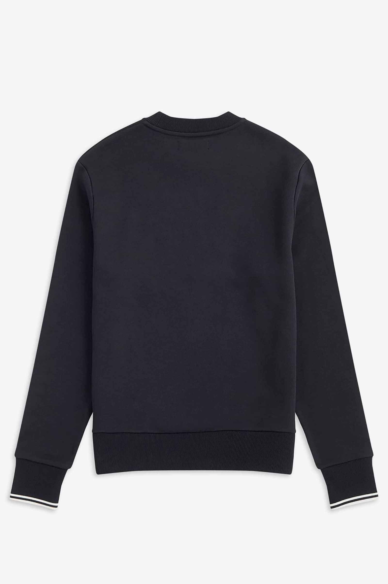 Crew Neck Sweatshirt(S 184：BLACK): | FRED PERRY JAPAN | フレッド 