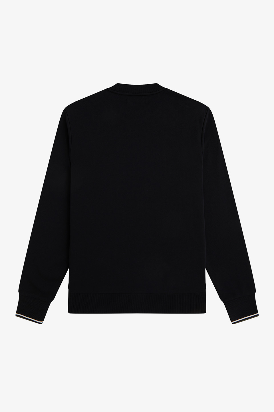 Crew Neck Sweatshirt W54:BLACK / ECRU / LAUREL WREATH XL