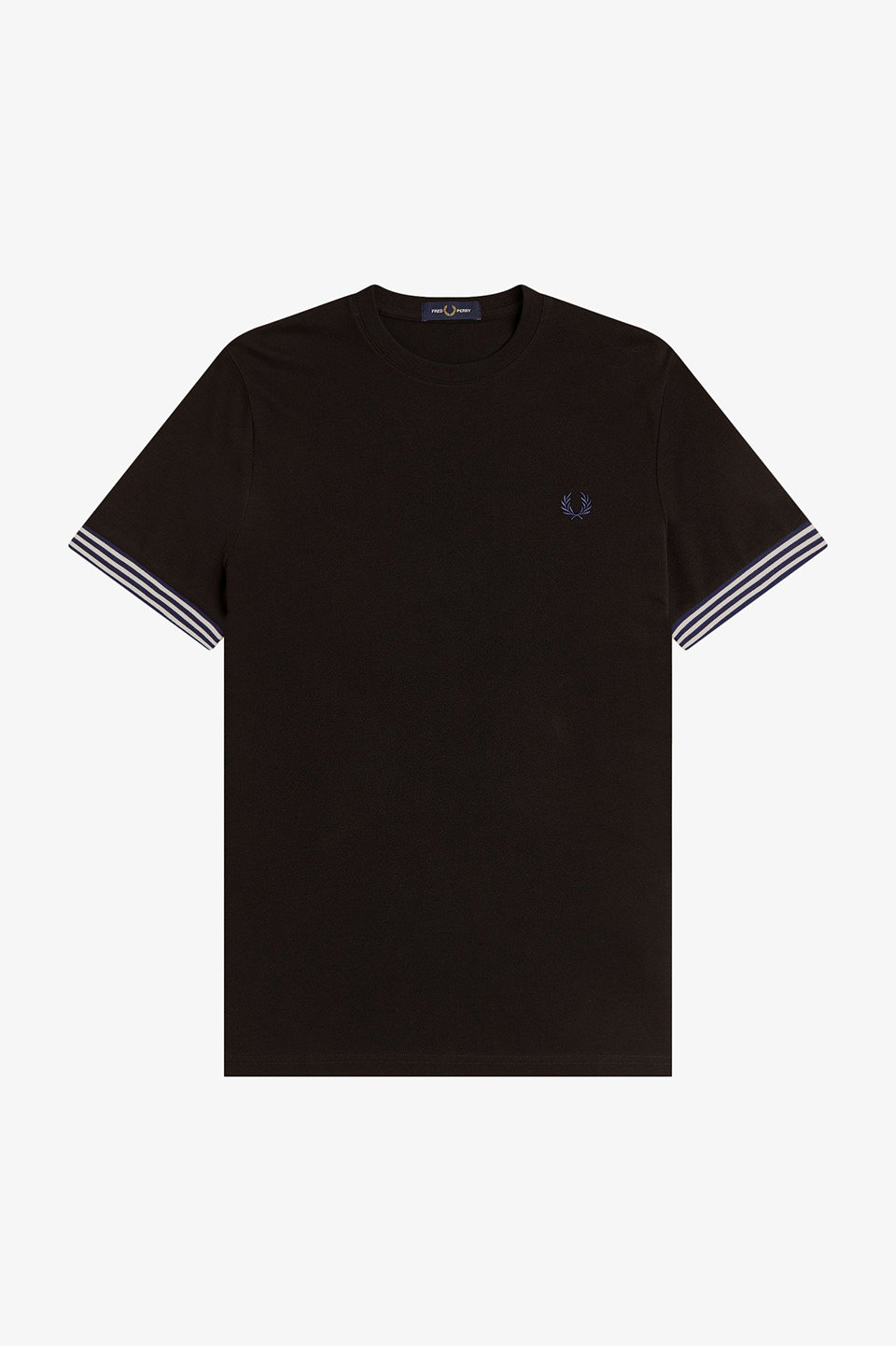 Striped Cuff T-Shirt(M 102：BLACK): | FRED PERRY JAPAN | フレッド