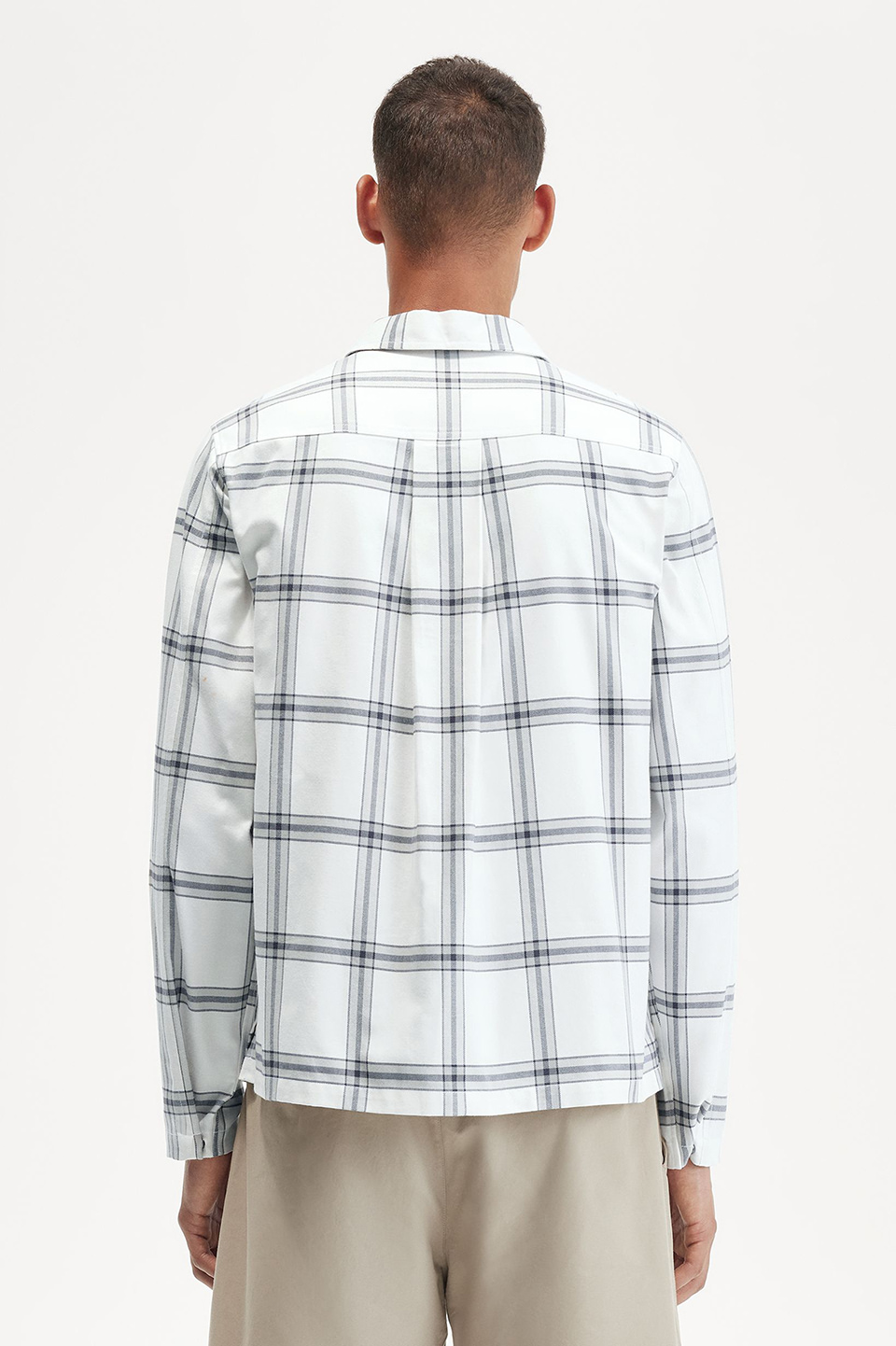 Oversized Overshirt(M 129 ： SNOW WHITE): | FRED PERRY JAPAN