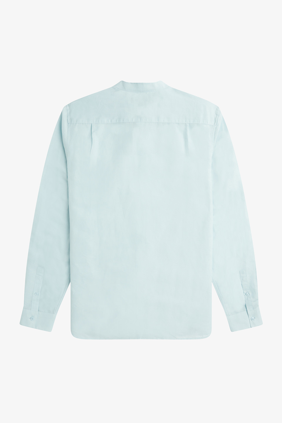 Linen Blend Grandad Collar Shirt(S R30：LIGHT ICE): | FRED PERRY 