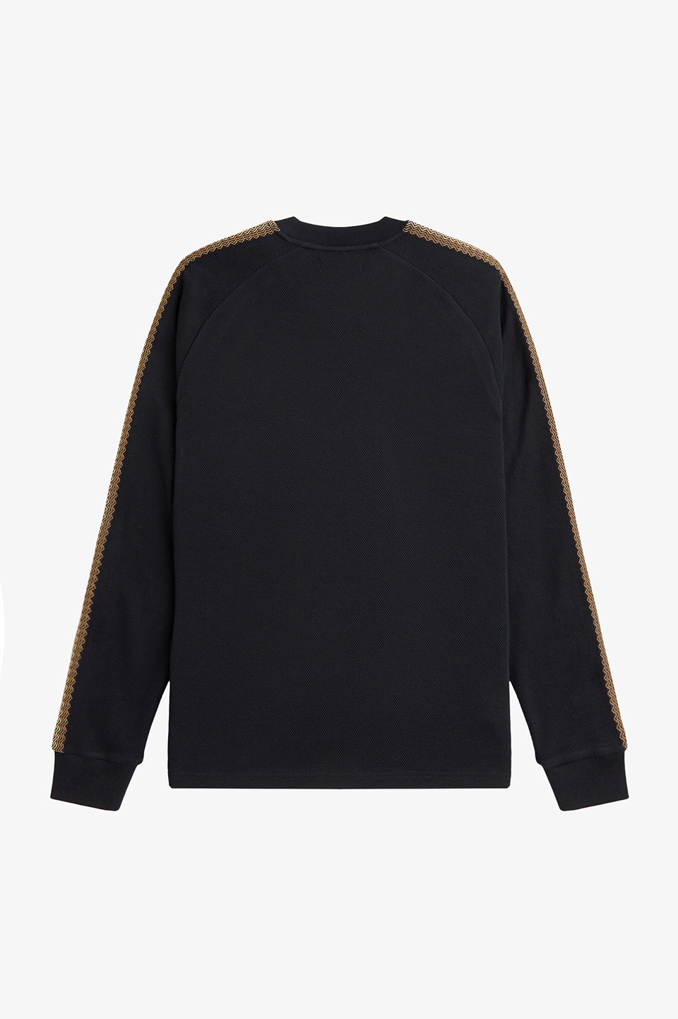 Tape Detail Long Sleeve Top(M 102：BLACK): | FRED PERRY JAPAN