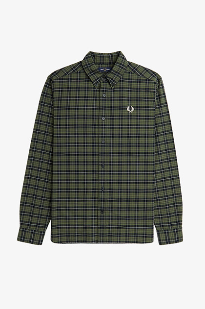 Tartan Oxford Shirt(S 560：ECRU): | FRED PERRY JAPAN
