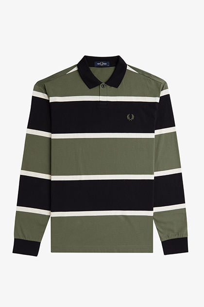 フレッドペリー ラメポロニット紺✖️緑サイズ36 FRED PERRY｜ローゲージ ニット ポロ シャツ “KNITTED SHIRT