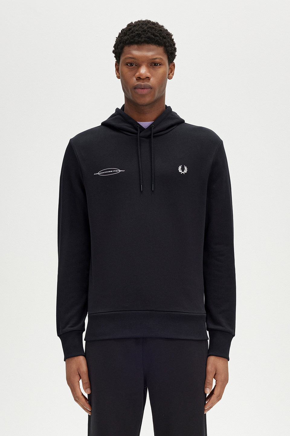 Advantage Perry Hooded Sweatshirt(M 102：BLACK): | FRED PERRY 