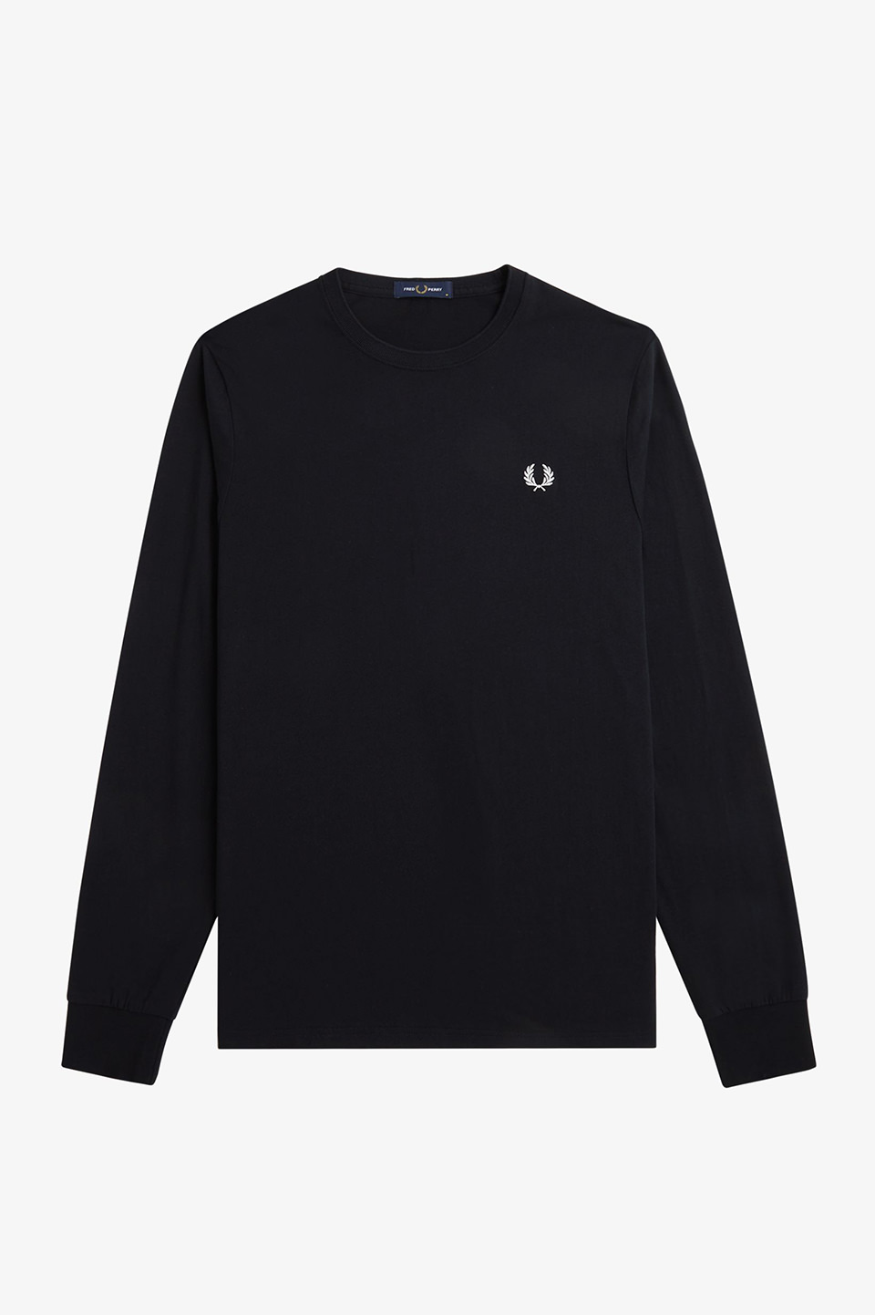 Long Sleeve Crew Neck T-Shirt(S 102：BLACK): | FRED PERRY JAPAN 
