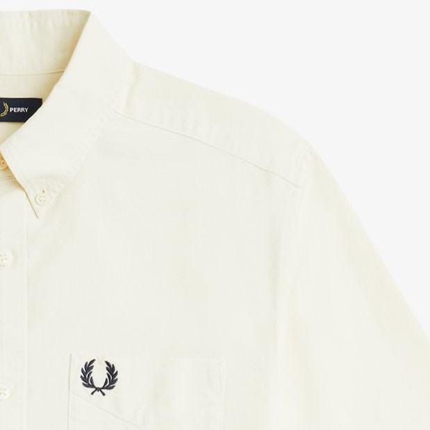 Oxford Short Sleeve Shirt(S 100：WHITE): | FRED PERRY JAPAN