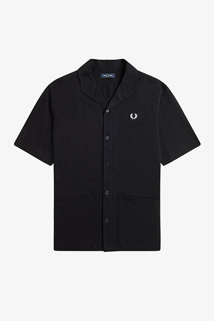 The Fred Perry Shirt - M2(36 157：BLACK / CHAMPAGNE): | FRED