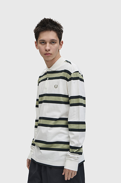 Jersey Stripe Polo Shirt