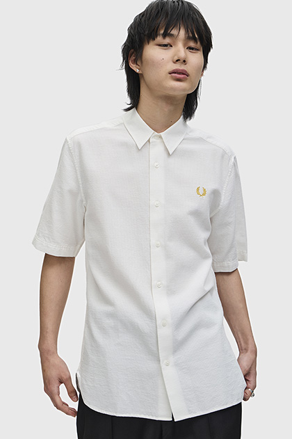 Textured Seersucker Shirt