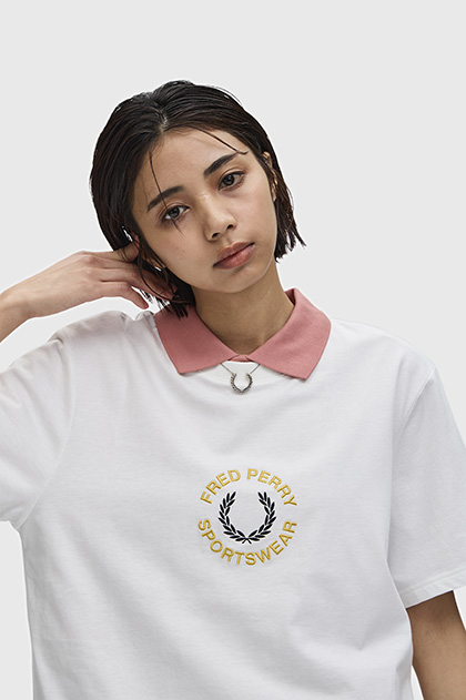 【美品・レア】フレッドペリー ベージュ Tシャツ 半袖　値下げ可 楽天市場】2025春夏 新色追加♪ レディース8(S)-12(L) フレッド