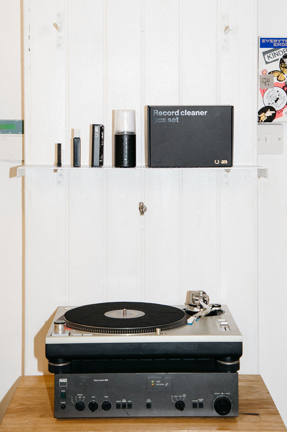 Fred Perry X AM Record Cleaning Kit 102:BLACK 1SZ