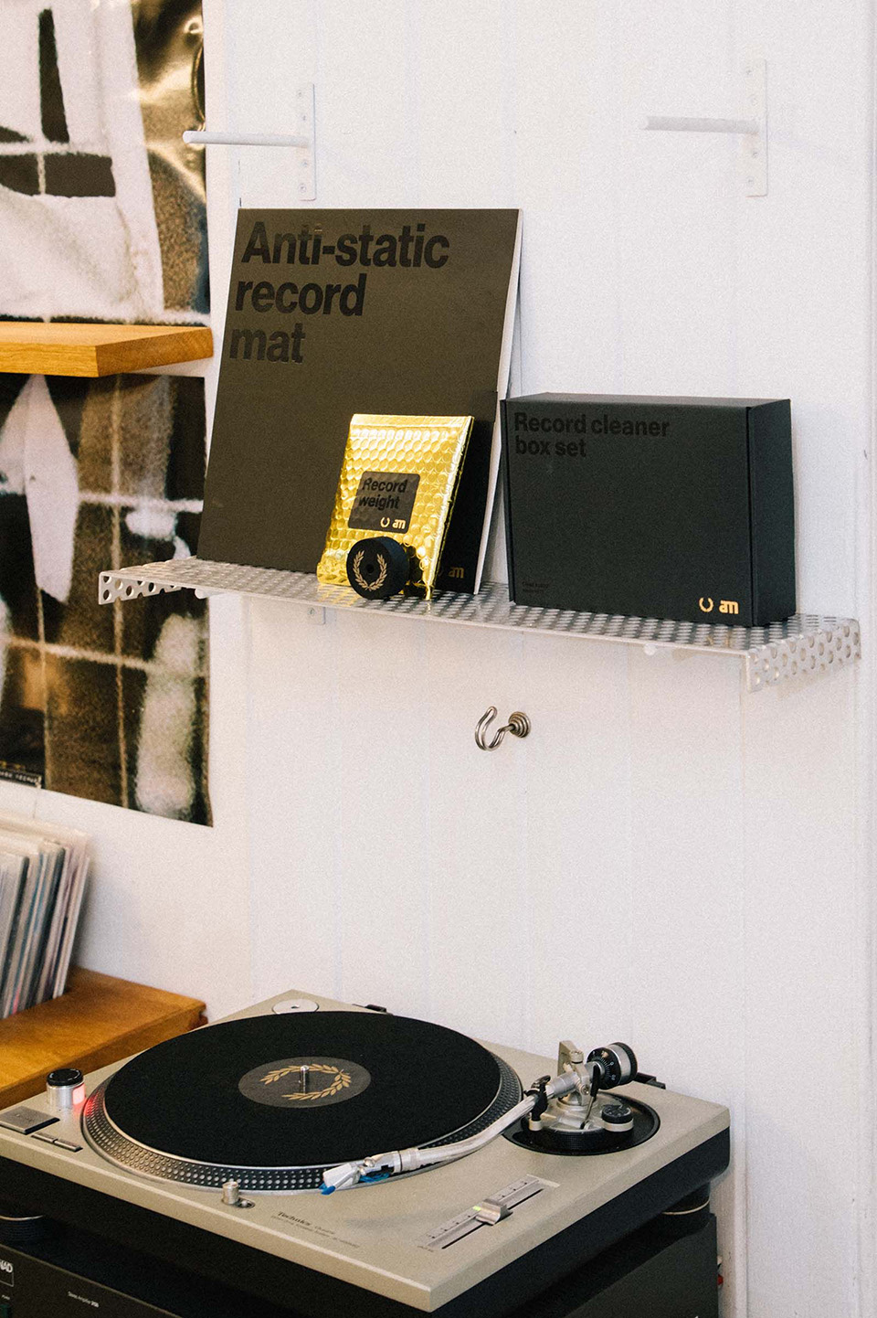Fred Perry X AM Record Cleaning Kit 102:BLACK 1SZ