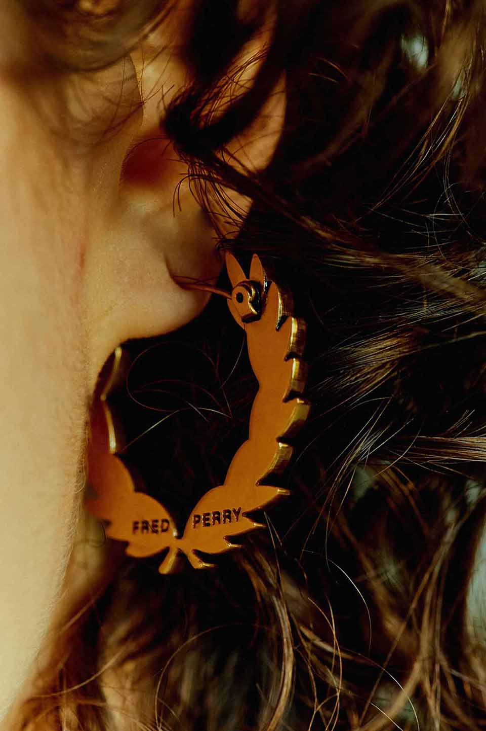 Laurel Wreath Earrings(1SZ 480：GOLD): | FRED PERRY JAPAN