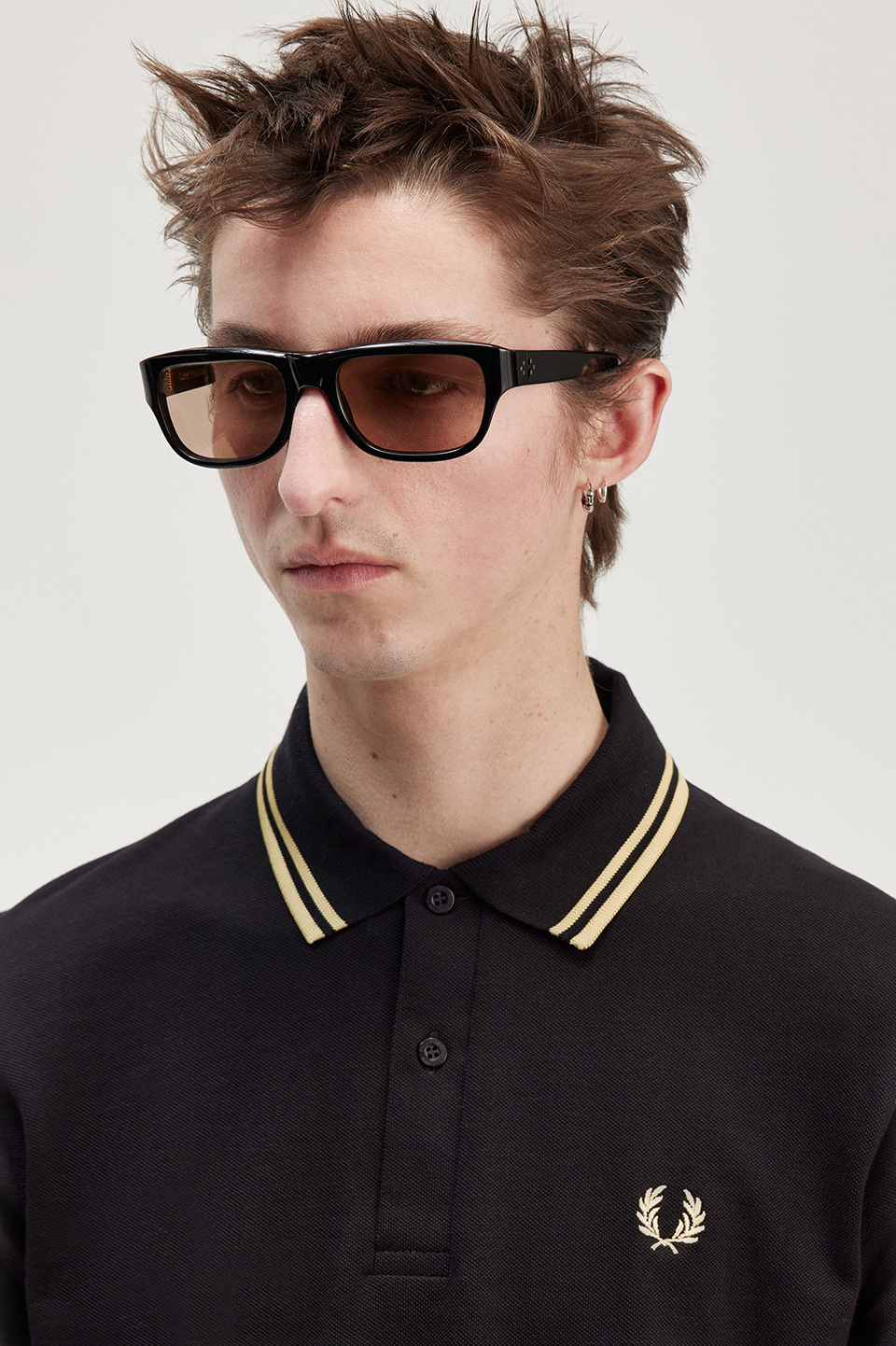 Curry & Paxton Sunglasses(1SZ 102：BLACK): | FRED PERRY