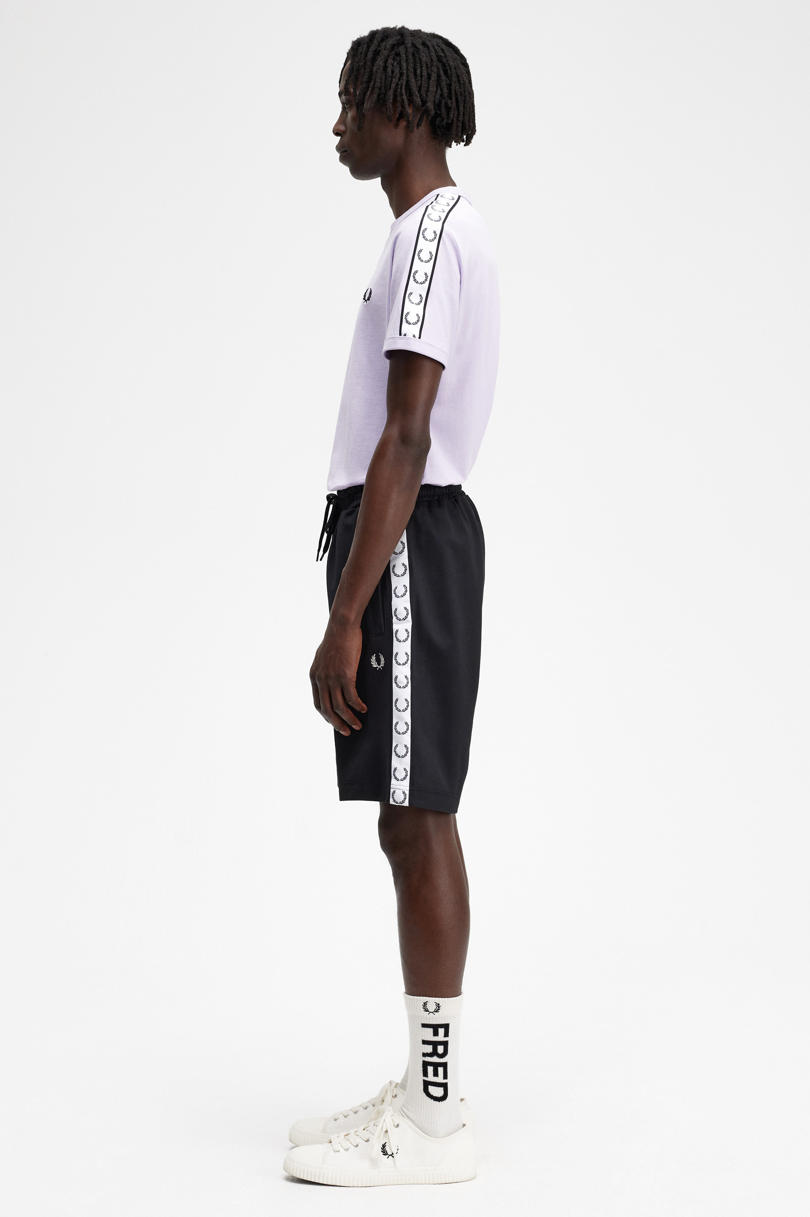 Taped Tricot Short(S 102：BLACK): | FRED PERRY JAPAN | フレッド